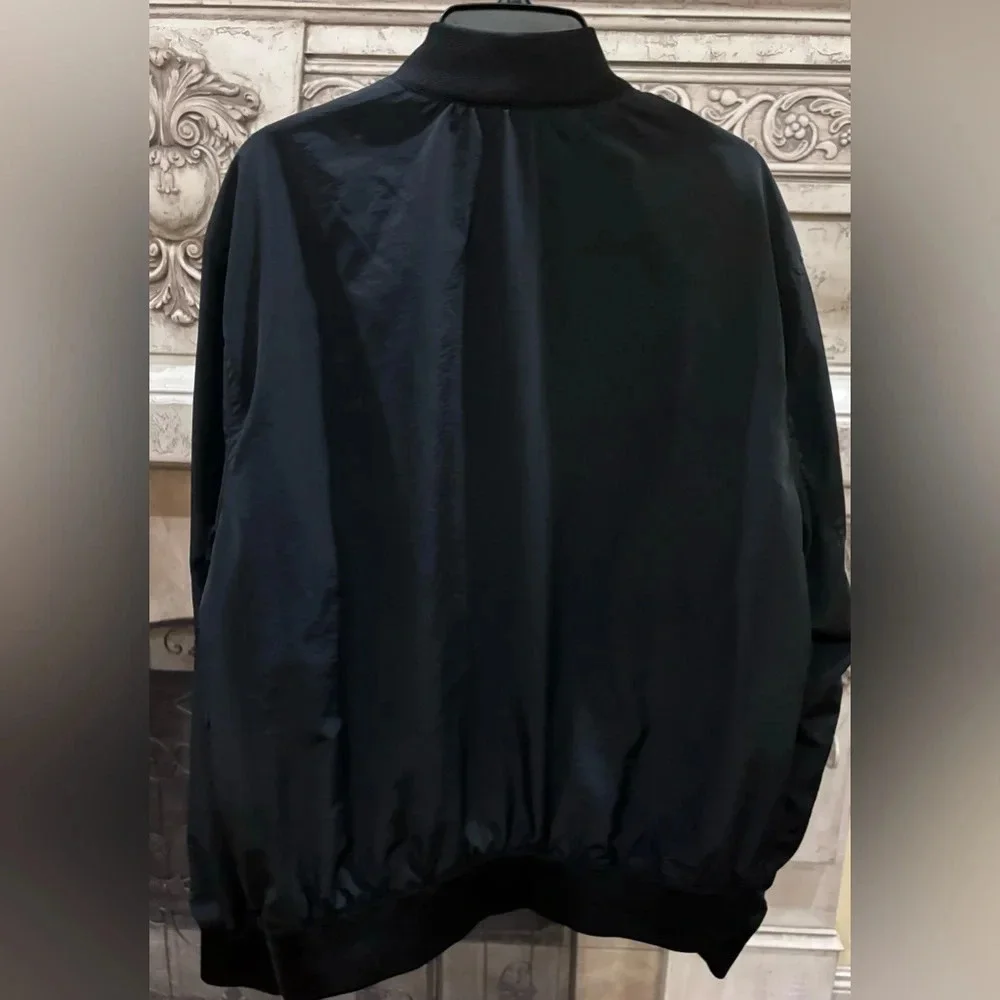 H&M Black Jacket Size Medium Unisex Utility Moto